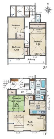 伊勢原市高森6丁目　新築戸建　全4棟3号棟