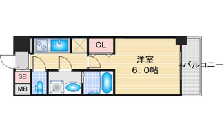 【間取り】 | S-RESIDENCE野並駅前broad | 略図の為、現状優先