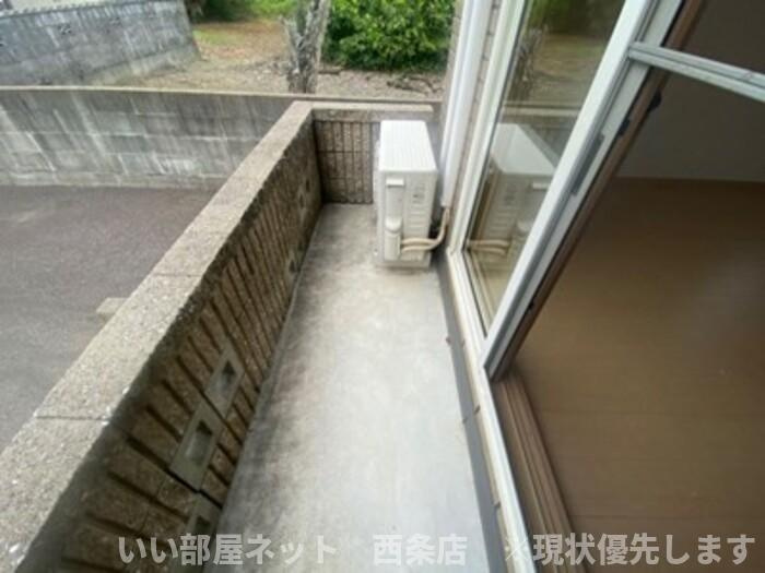 コーポラス上原のバルコニー