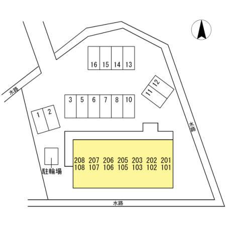 コーポラス　ダイクヤの区画図