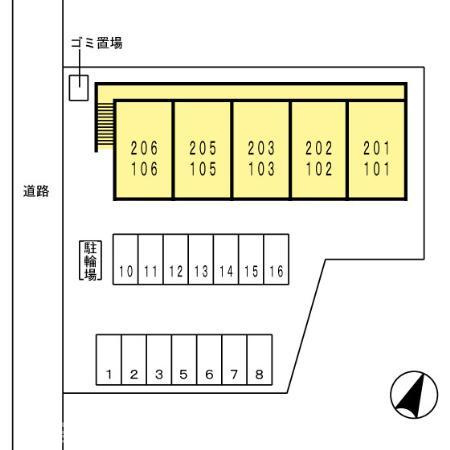 ボン･ヴォヤージュⅡの区画図