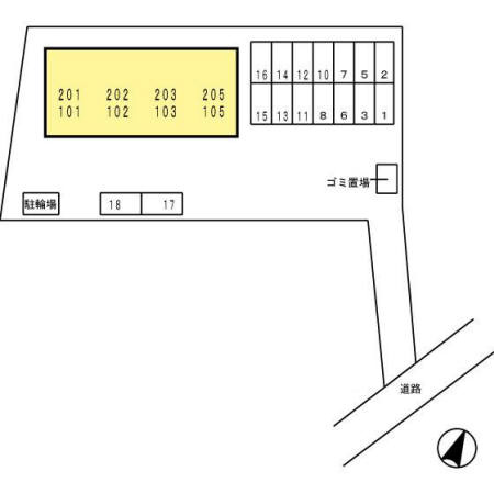 ボン･ヴォヤージュの区画図