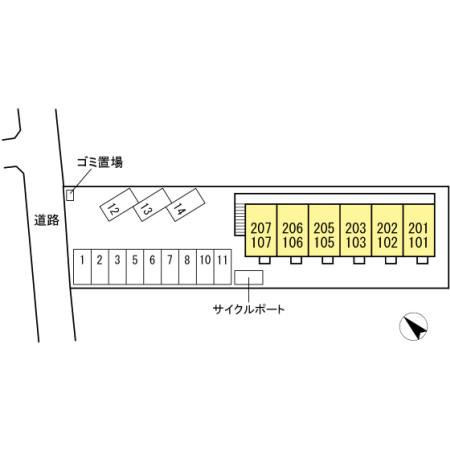 リモージュの区画図