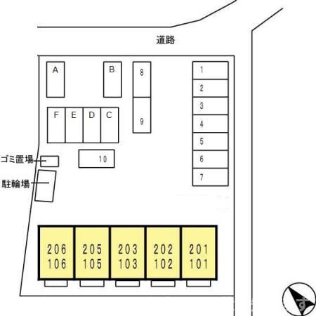 ボン・ヴォヤージュⅢの区画図