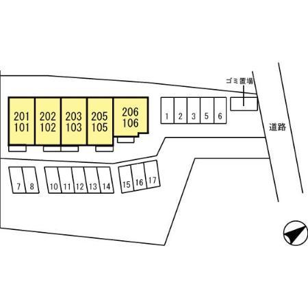 ドゥ・キーマの区画図