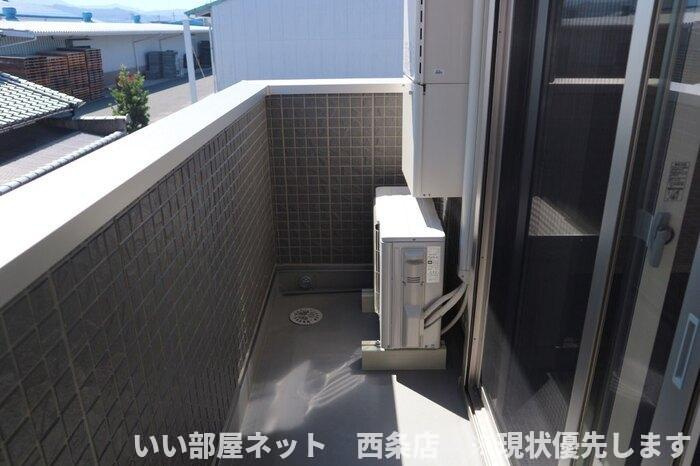 ディアコート城東のバルコニー