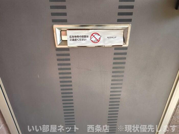 エクセルハイツ　A棟の玄関