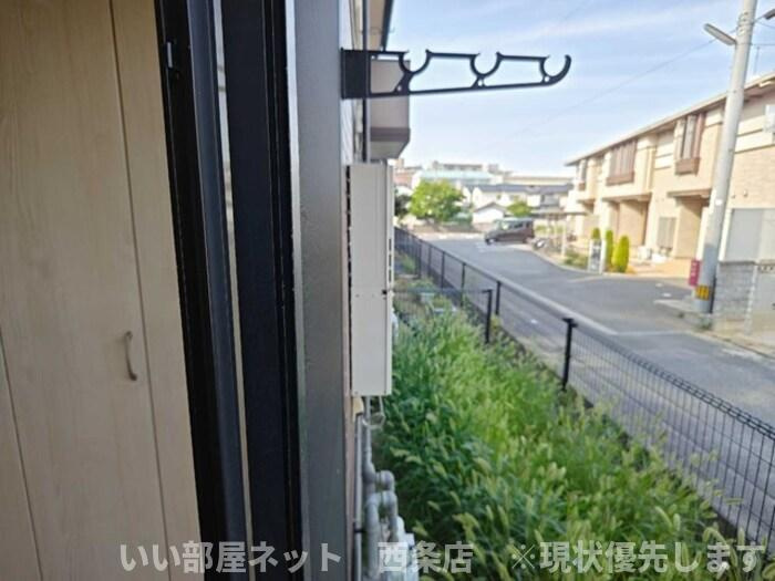 エクセルハイツ　A棟のバルコニー