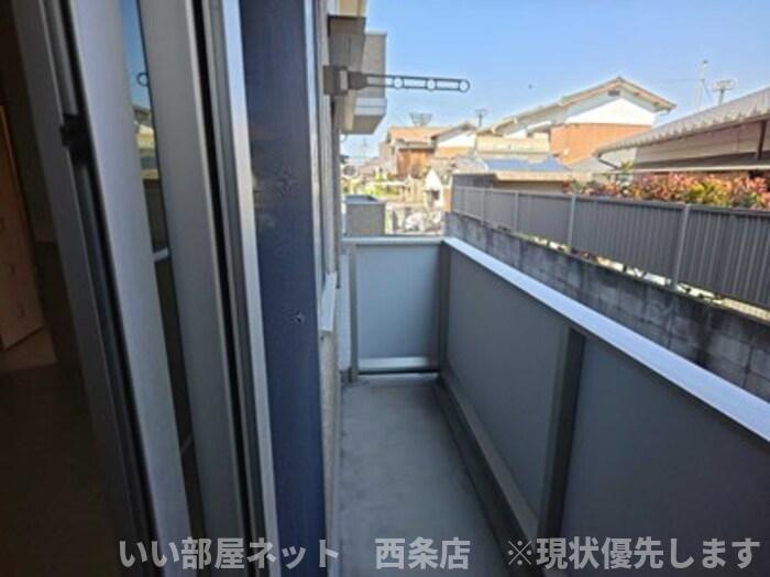 エトワールしゅりⅡのバルコニー