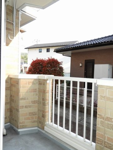 ブルック瀬野のバルコニー|外からの目が気にならないバルコニーで洗濯物が干せます