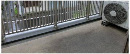 クレストコート押上のバルコニー