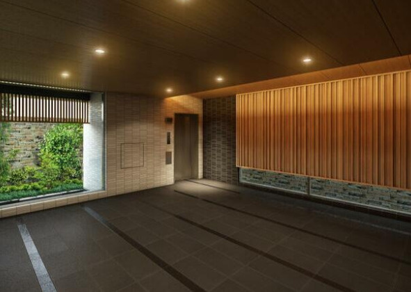 クレストコート押上のエントランス