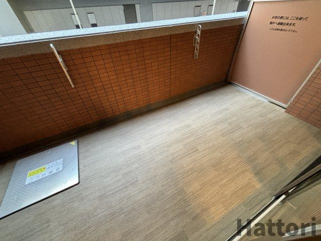 プレジオ梅田のバルコニー