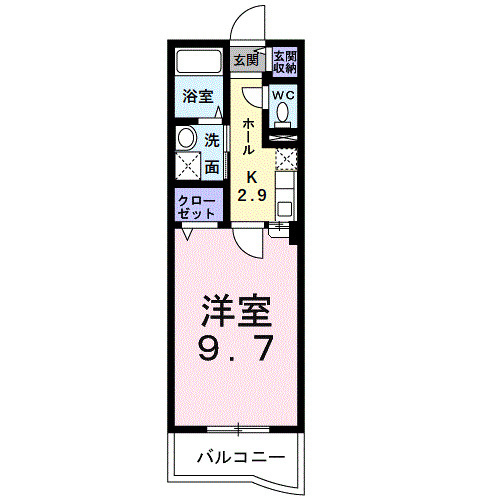ベルアンジュ裕の間取り