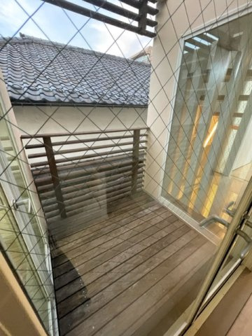 ３階ウッドデッキ