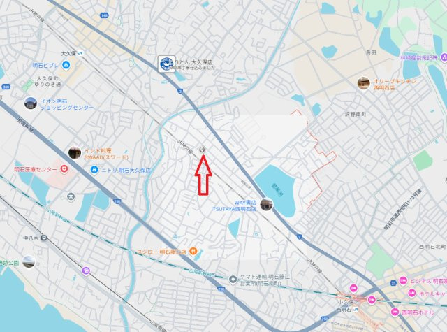 【地図】 | 明石市大久保町大久保　中古戸建