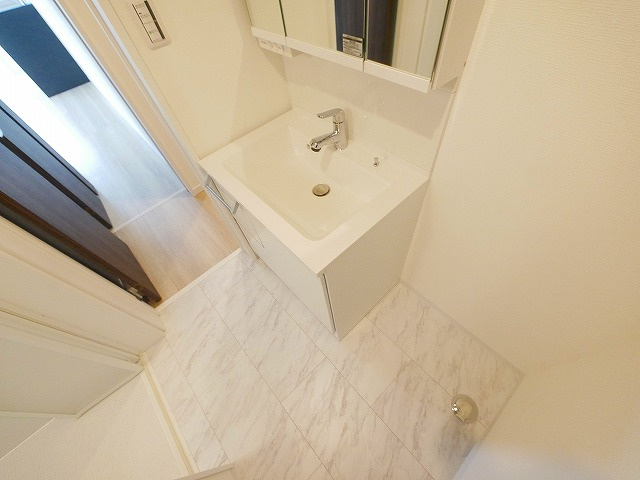 ソレイユビセレクト法蓮町Ⅳの洗面所