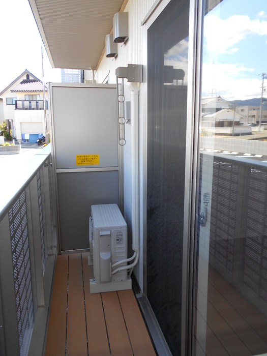 リヴェールパレス　A棟のバルコニー