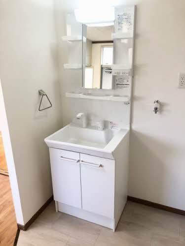 神野コーポの洗面所