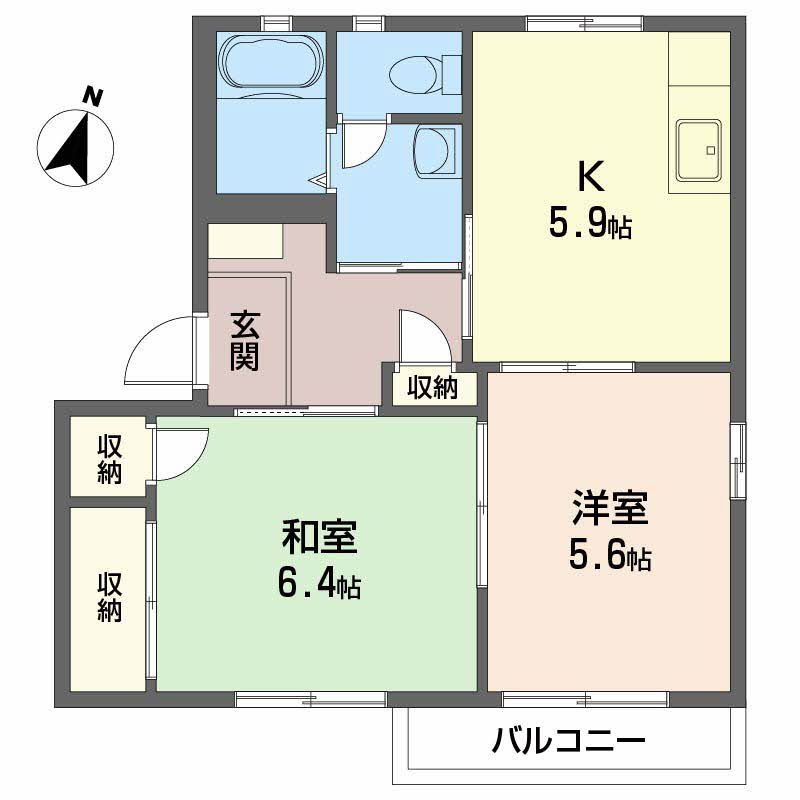 フォーレス新町の間取り