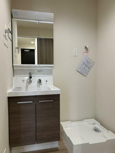 中野区若宮３丁目の賃貸マンションの洗面所