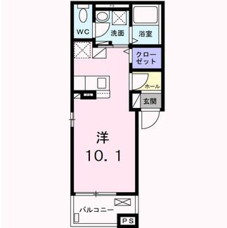 メルヴェーユ　チーヨの間取り