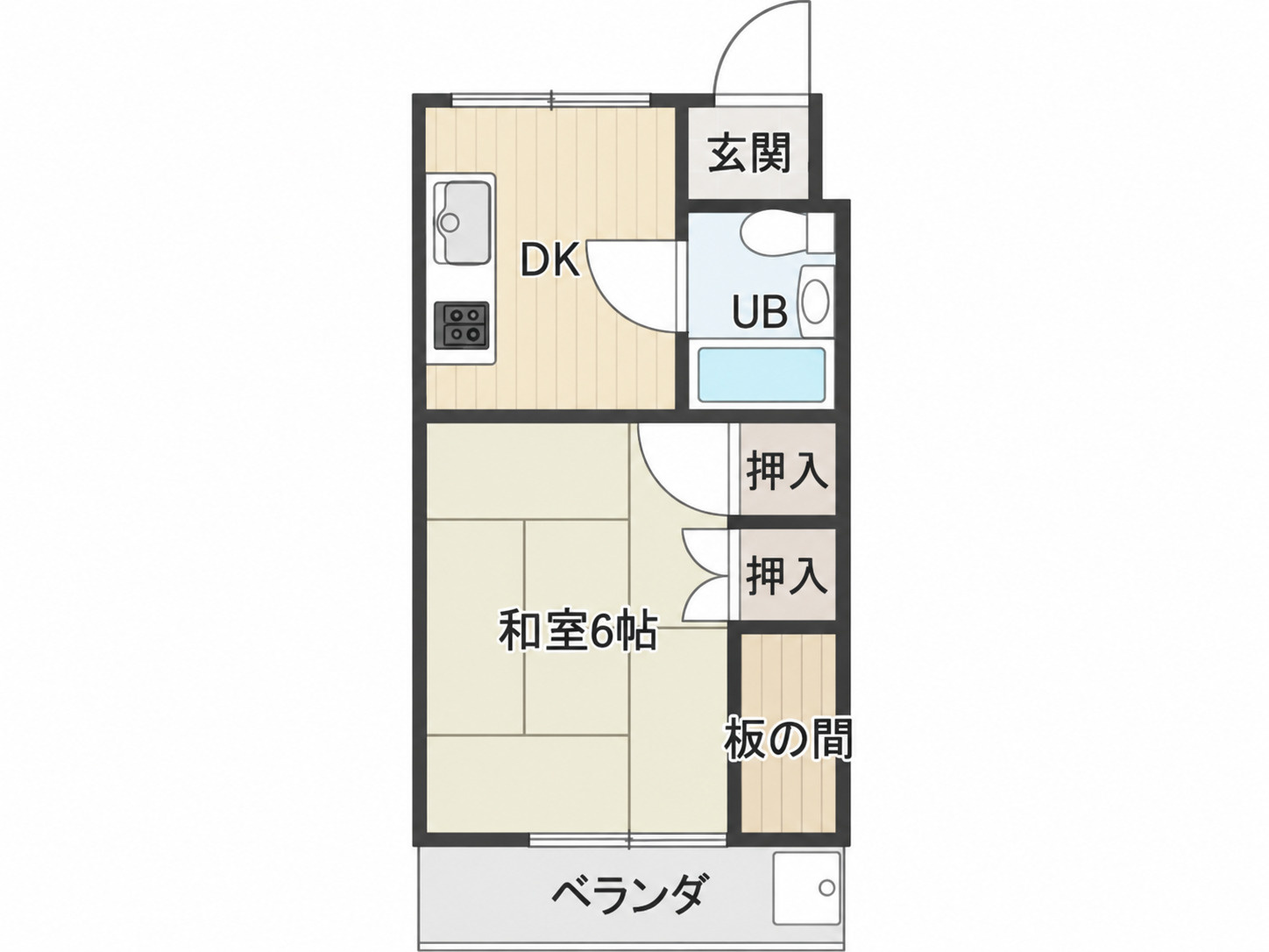 八千代ハイツの間取り