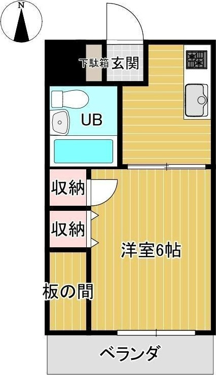 御所ハイツの間取り