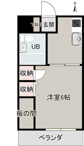 御所ハイツの間取り