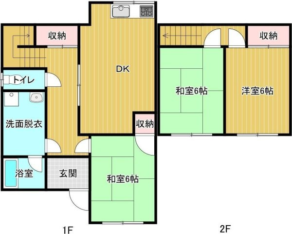 若草町　平井貸家の間取り