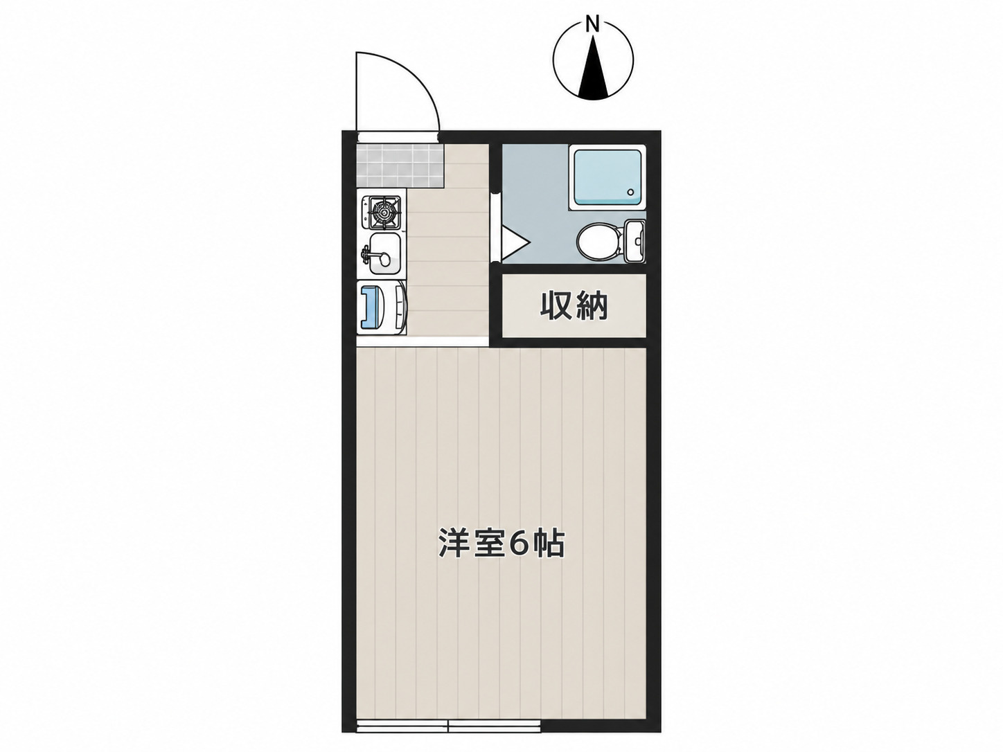 パナハイツカワサキの間取り