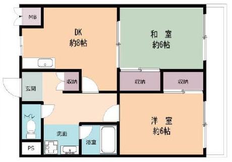 メゾン諏訪山の間取り