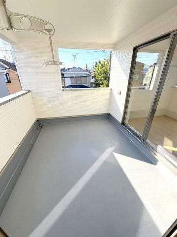 あきる野市牛沼全3棟　新築分譲のバルコニー