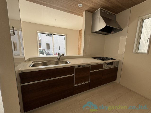 中郡二宮町二宮　新築戸建　全7棟4号棟のキッチン