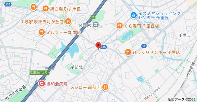 コーポ糠谷の地図