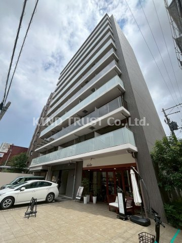 アーバネックス中崎町Ⅱの外観パース|こちら、外観パースです