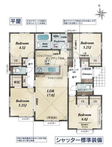 【新築住宅】深谷市榛沢新田 全1棟の区画図