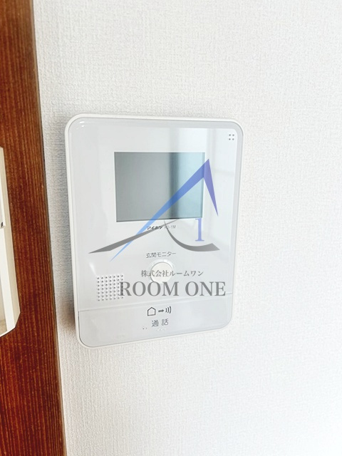 第二大津加荘のセキュリティ|モニター付きインターホンです。