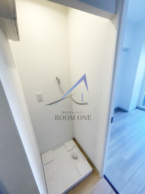 スカイコート川崎第2の設備|洗濯機置き場です。