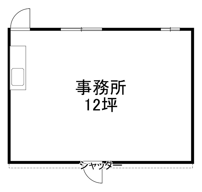 古賀テナントの間取り