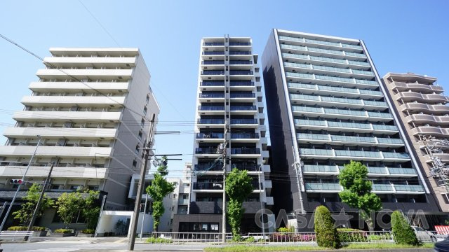 メイクス名駅南Ⅱの外観パース|こちら、外観パースです