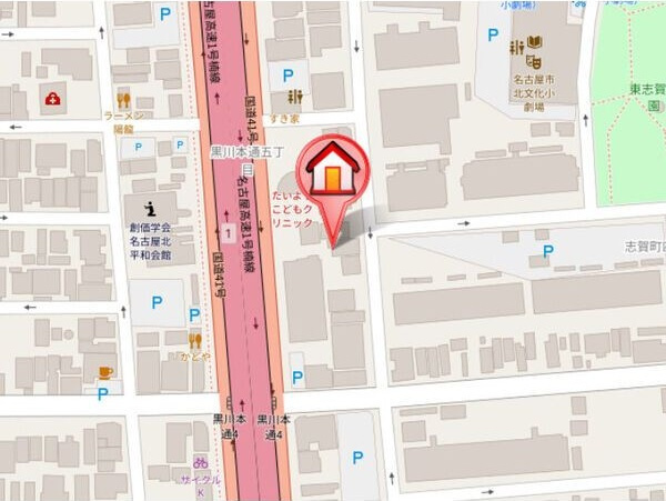 GRAN DUKE黒川の地図
