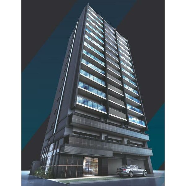 エステムプラザ名古屋UXの外観パース|こちら、外観パースです