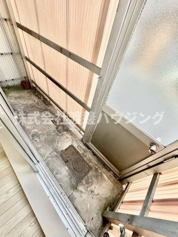 大今里南5丁目テラスハウスのバルコニー|1階のベランダ