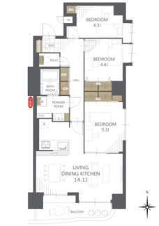 【間取り】 | ライオンズマンション発寒中央 | 各居室独立・収納ありの3LDKです♪