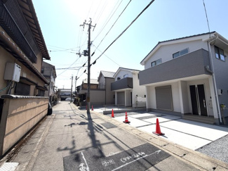 【前面道路含む現地写真】 | 修学院千万田町　新築戸建【分譲2区画】
