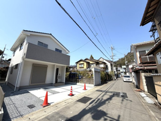 【前面道路含む現地写真】 | 修学院千万田町　新築戸建【分譲2区画】