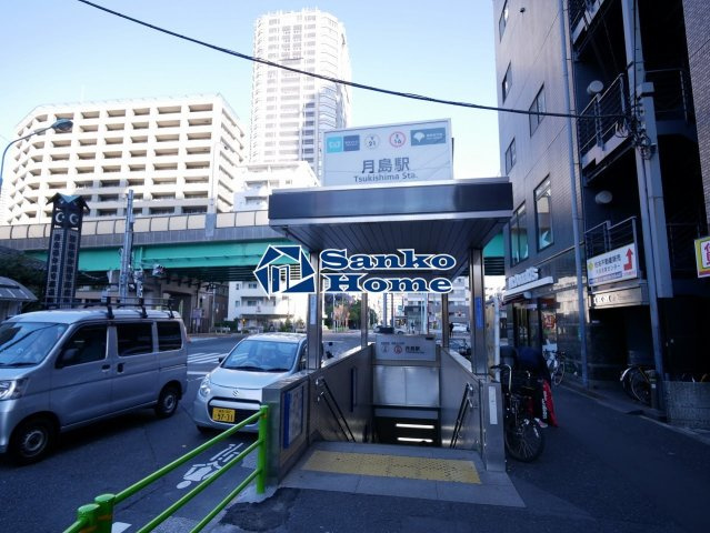 マルベリーラグーン勝どきの周辺|目の前がバス停です