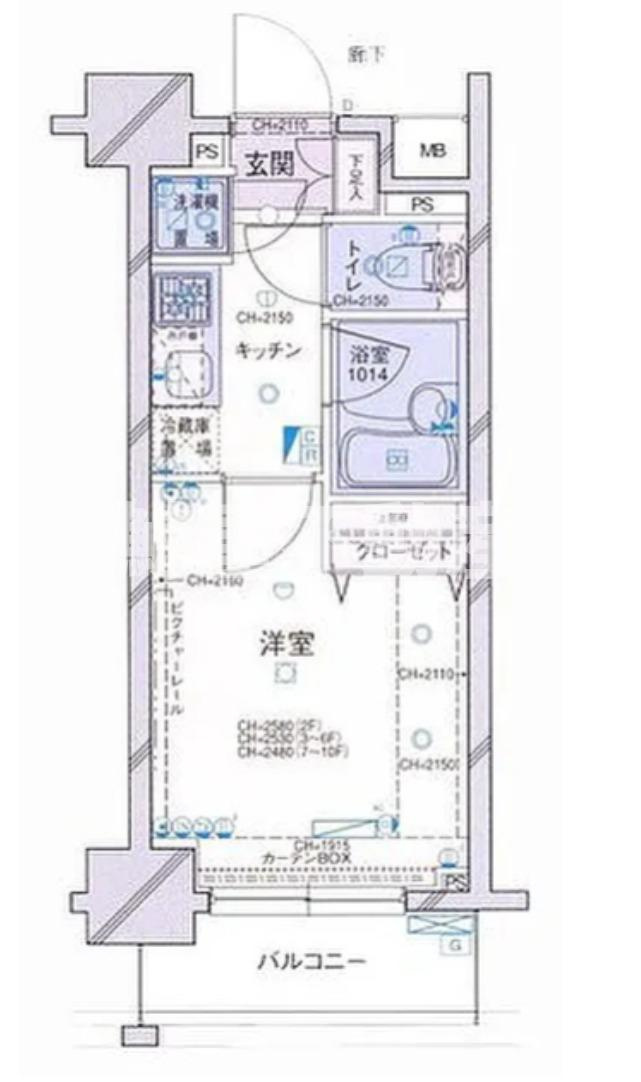 パレステュディオ銀座の間取り
