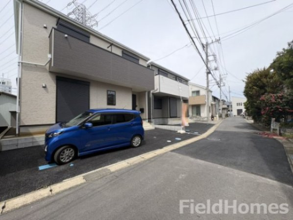 平塚市四之宮7丁目新築戸建て　第27-1号棟の前面道路含む現地写真|前面道路含む現地写真です。
